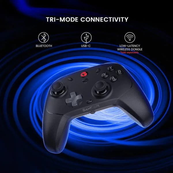 GameSir HRG7107 T4 Cyclone Pro Controller til PC Nintendo Switch iOS Android Trådløs/Kablet Sort