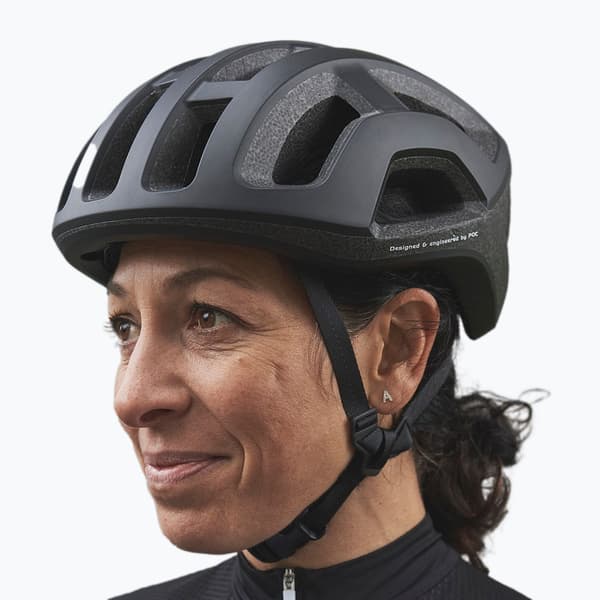 POC Ventral Lite cykelhjelm uranium sort mat