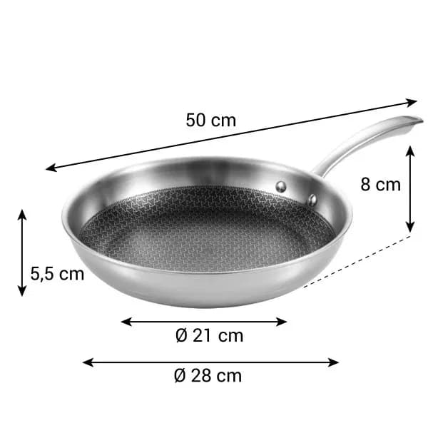 TESCOMA SteelCRAFT 28 cm - non-stick pande