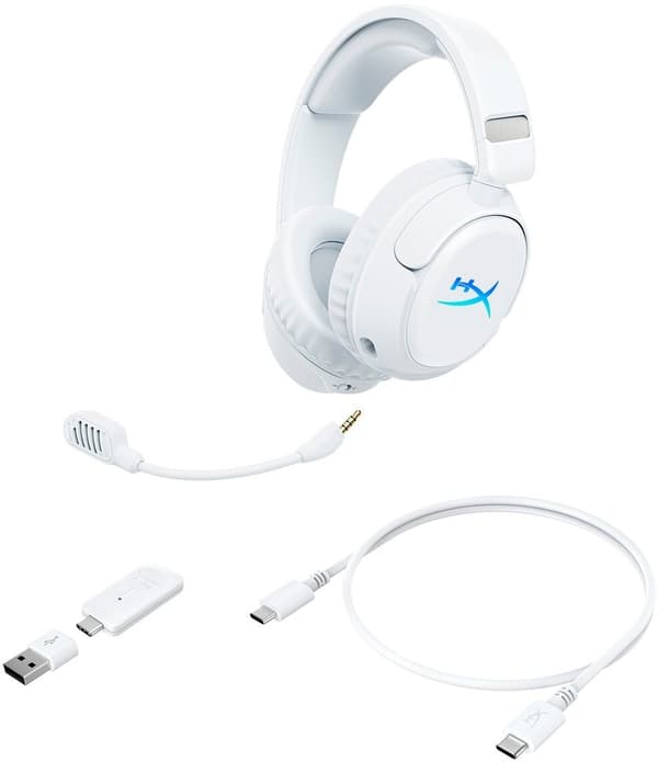 HYPERX Cloud Flight 2 Trådlösa Over-Ear Hörlurar Vit