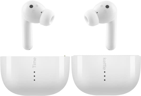 TIMEKETTLE M3 In-Ear-hörlurar Vit