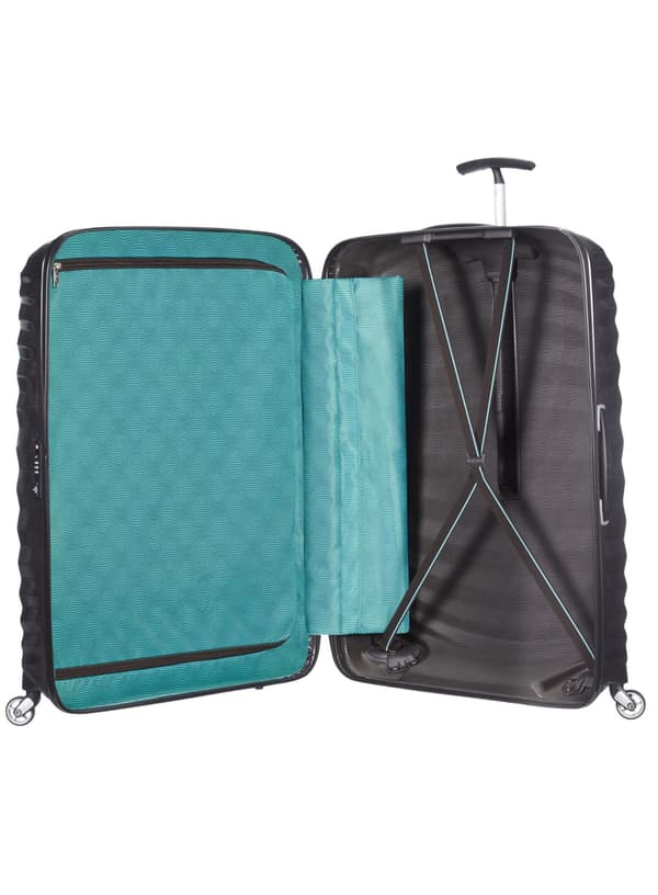 Stor resväska XL Samsonite Lite-Shock - svart