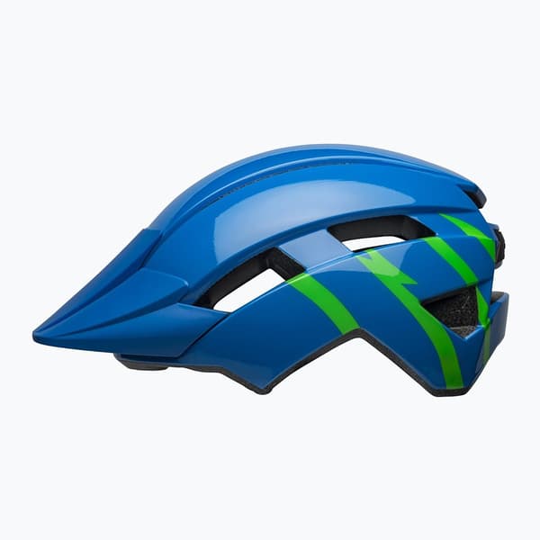 Bell Sidetrack II Integrated MIPS Jr cykelhjelm blank blå/grøn Størrelse: 50-57 cm