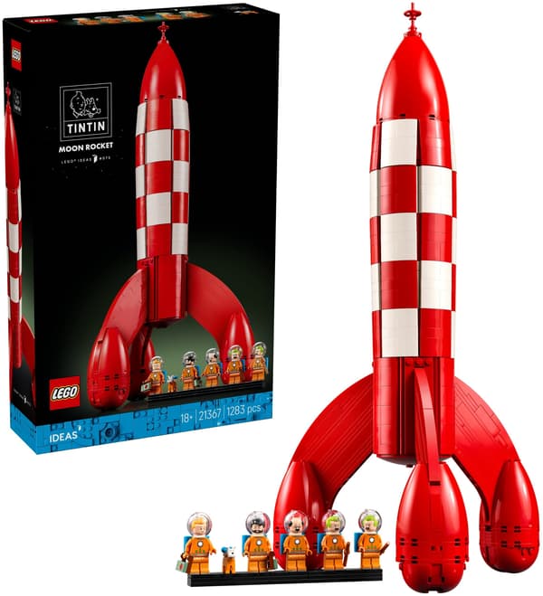 LEGO 21367 IDEAS Tintin i Månraketten