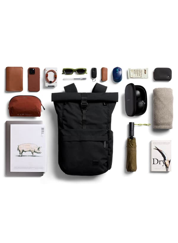 Bellroy Classic Rolltop stadsryggsäck - svart