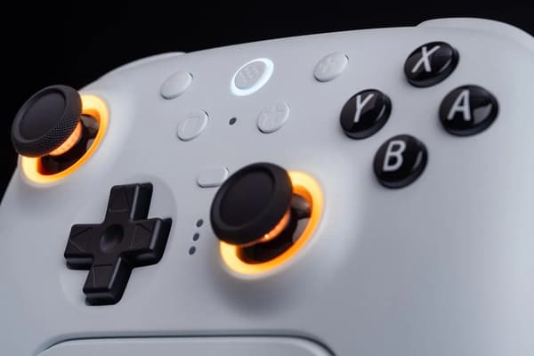 8BitDo Ultimate 2 Bluetooth -ohjain Nintendo Switchille / Switch 2:lle, langaton, valkoinen