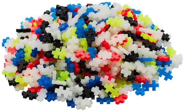 PLUS-PLUS Plastikklodser Glød i mørke 014-3974