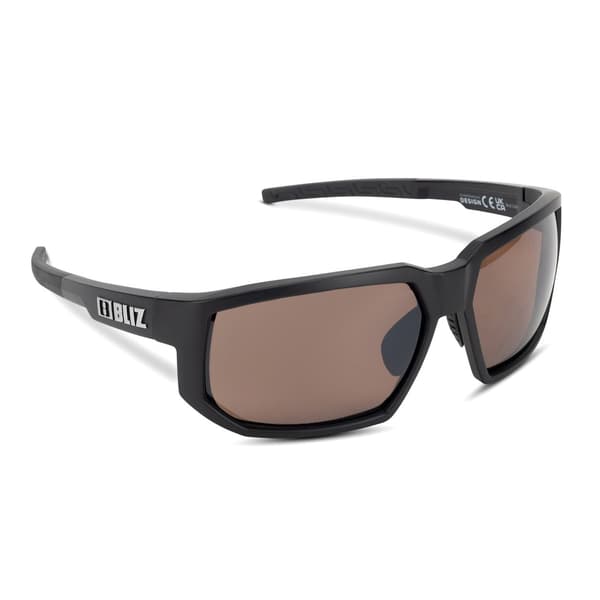 Bliz Arrow Polarized matt black/brown silver mirror -aurinkolasit