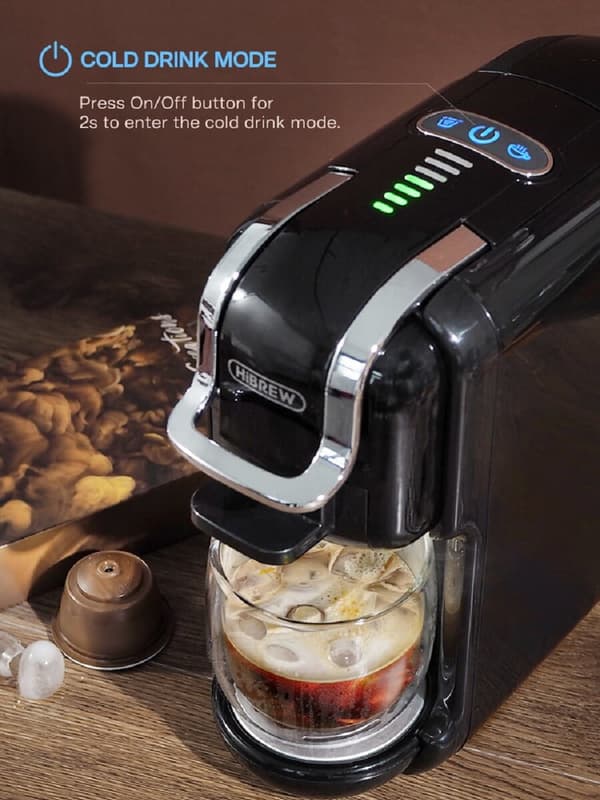 HIBREW H2B 5-i-1 Espressomaskine Sort