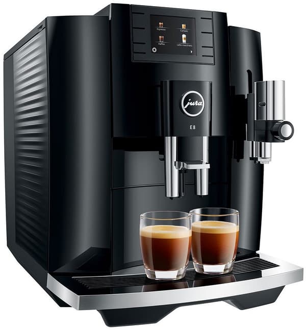 JURA E8 Piano Black tryckkaffemaskin