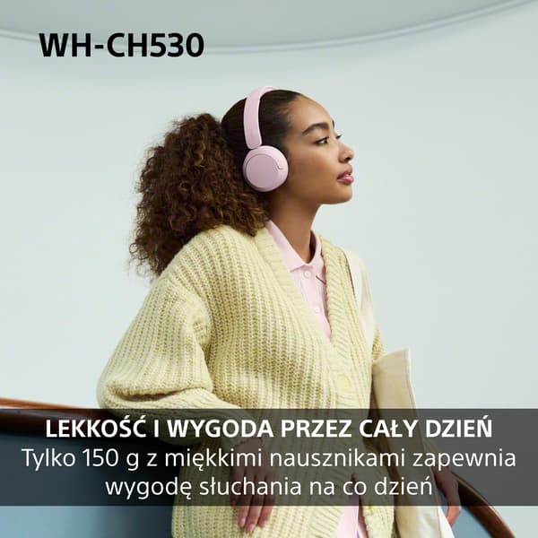 Sony WH-CH530 Trådløse On-Ear Bluetooth 6.0 Hovedtelefoner Sort