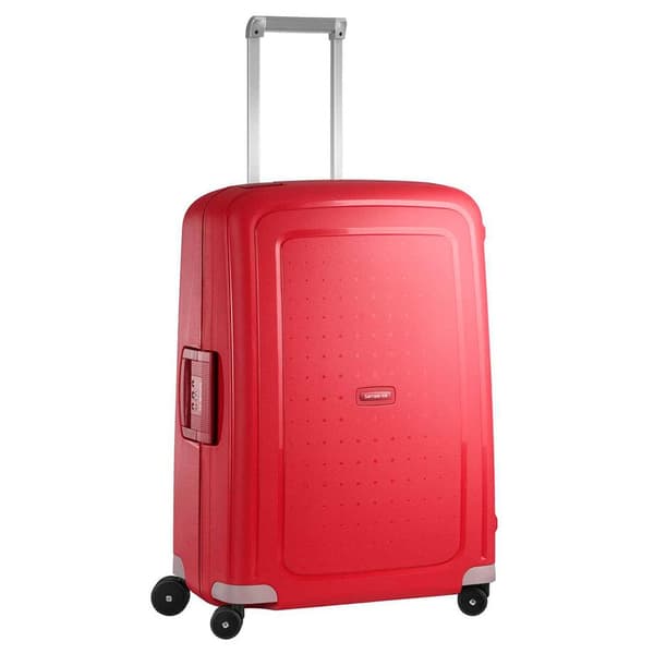 Samsonite S'Cure mellemstor kuffert - crimson rød