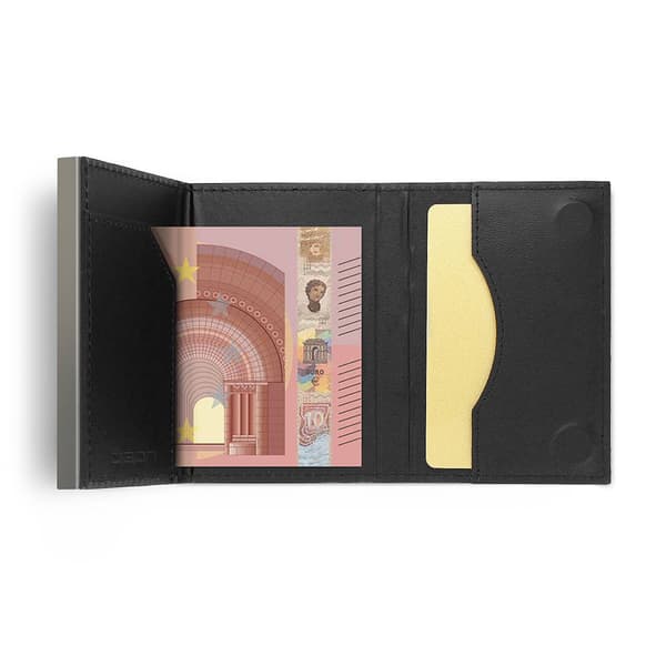 Aluminiumplånbok Slim Cascade Wallet Ogon Designs - carbon / titanium