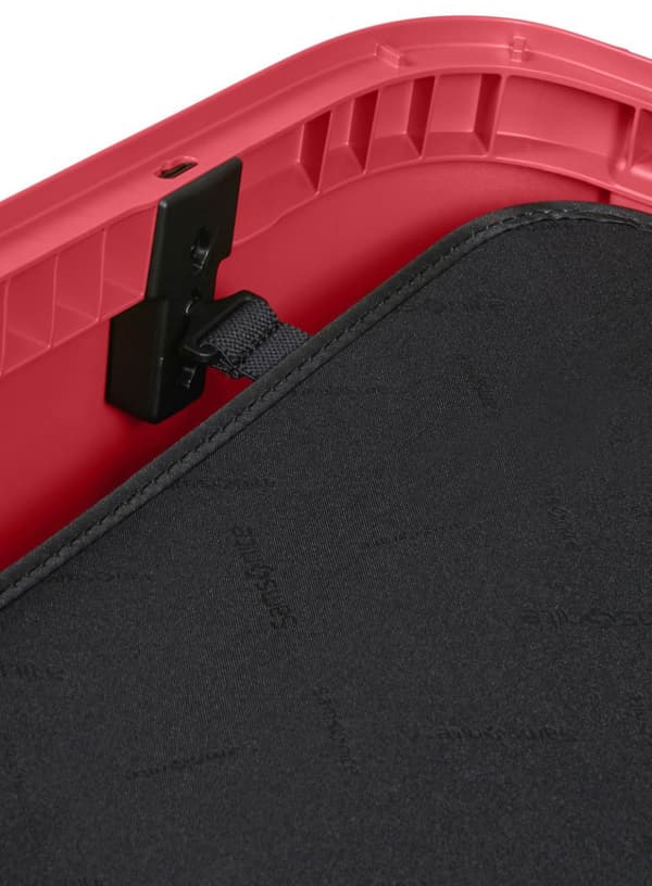 Samsonite Magnum Eco mellemstor kuffert - geranium rød