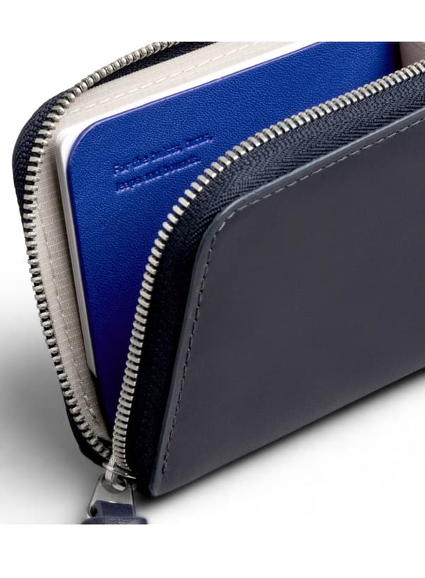 Bellroy L-Pocket læderpung - navy