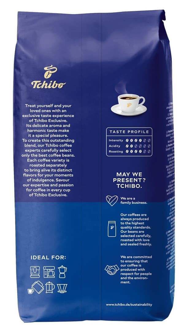 TCHIBO Exclusive kaffebönor 1 kg