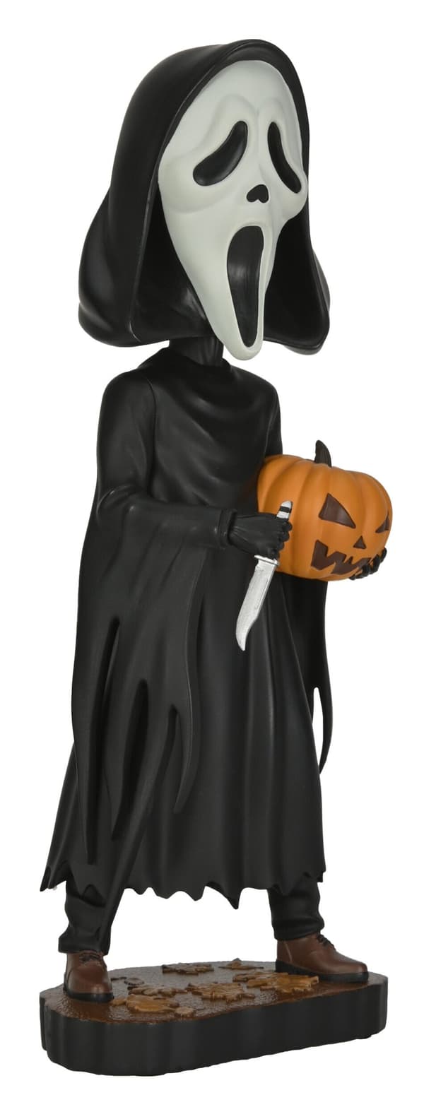 NECA Head Knocker figur - Ghost Face med græskar
