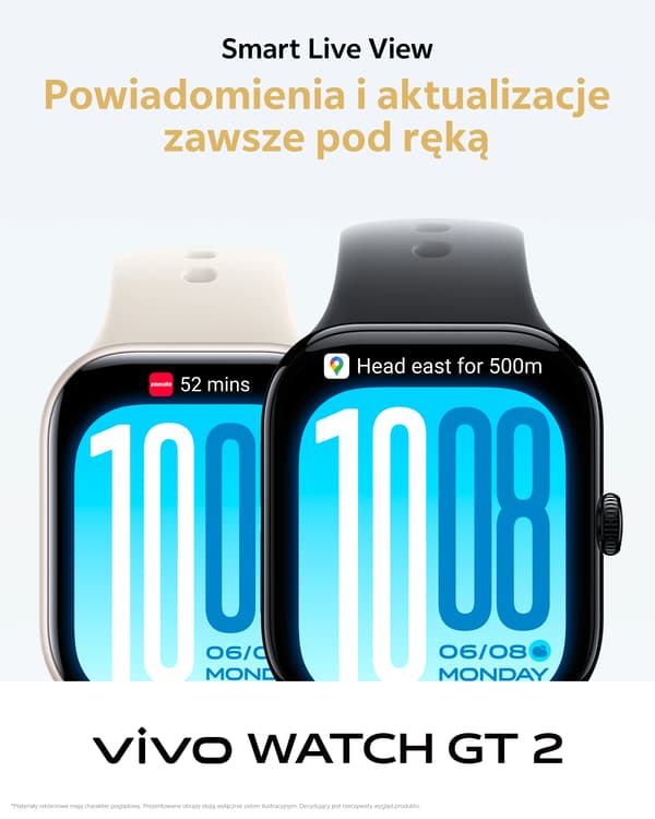 Smartwatch vivo Watch GT2 Sort