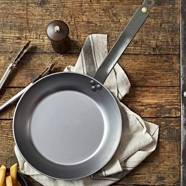DE BUYER Mineral B Element 28 cm grafiitti - teräspannu