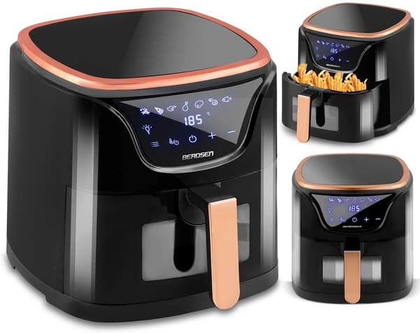 Berdsen BD-652 Airfryer 5L Sort-guld
