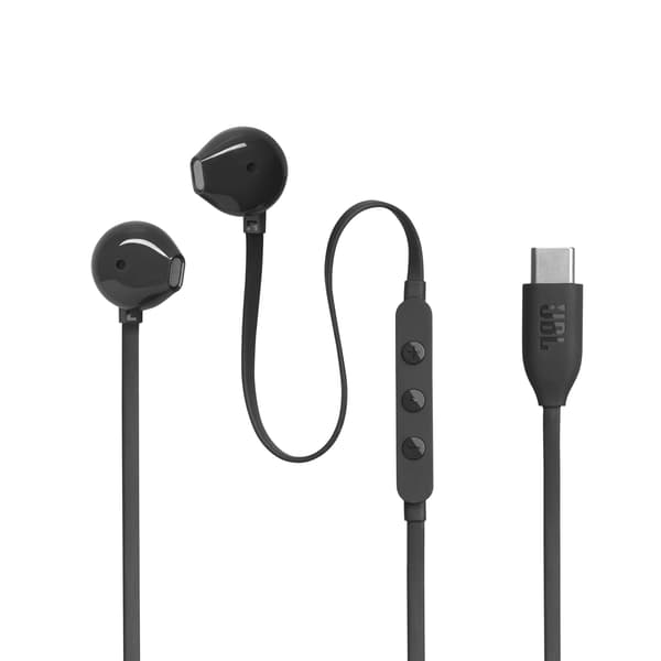 JBL Tune 305C USB-C In-Ear Kablede Hovedtelefoner Sort