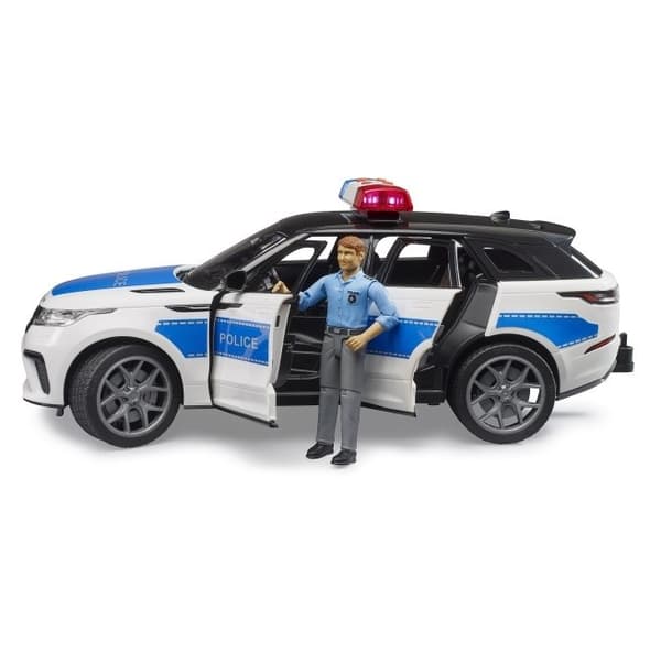 BRUDER Fordons Range Rover Velar polis med figur