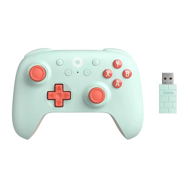 8BitDo Ultimate 2C trådlös handkontroll för PC, Android trådlös mint