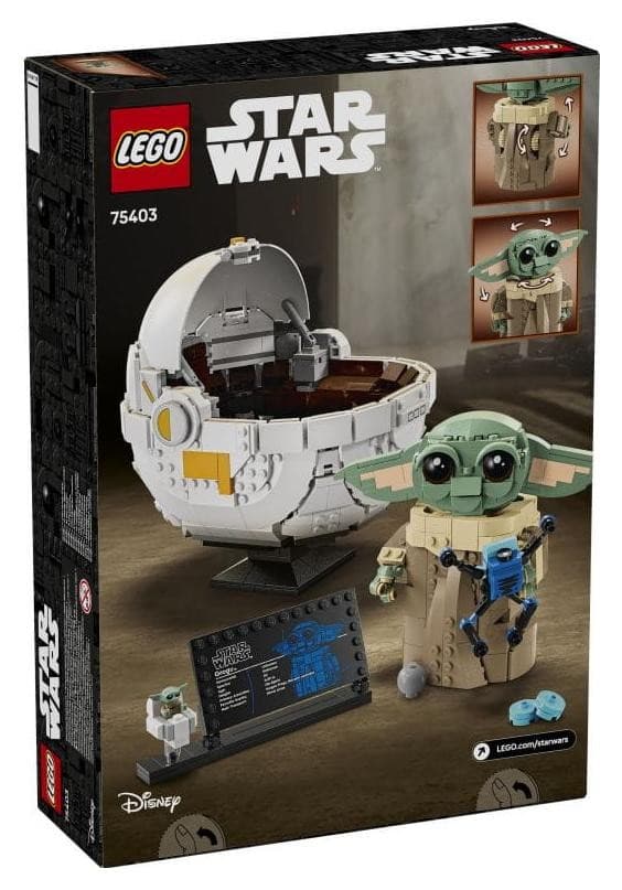 LEGO Star Wars 75403 Grogu i vagn