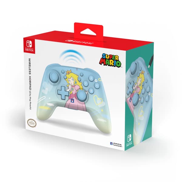 Hori Wireless HORIPAD City Pop Peach Controller til Nintendo Switch Trådløs
