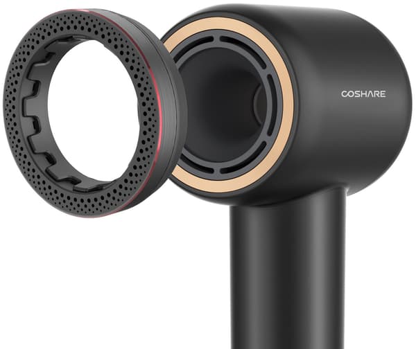 COSHARE SuperFlow1 Pro Hårtørrer Sort 1600W