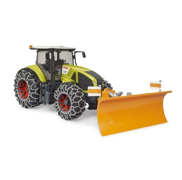 BRUDER Traktor Claas Axion 950 med snöplog