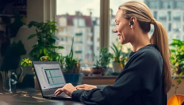 EPOS Adapt E1 ANC In-ear hovedtelefoner Sort
