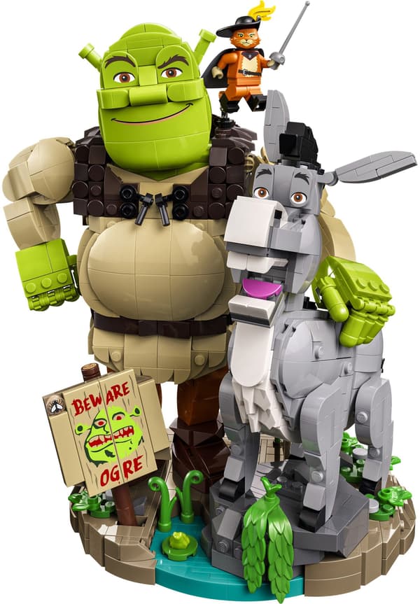LEGO 72423 Shrek, Æsel og Den Bestøvlede Kat