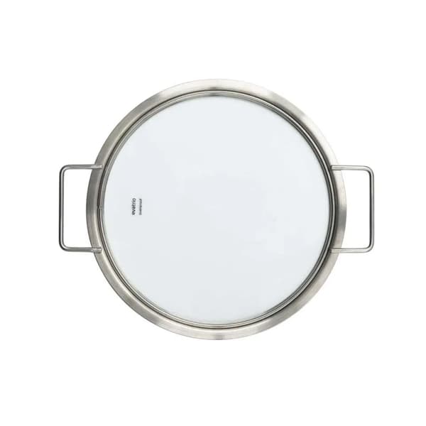 EVA TRIO 24 cm - glaslåg i rustfrit stål