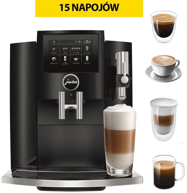 JURA S8 Piano Black kaffemaskin (EA)