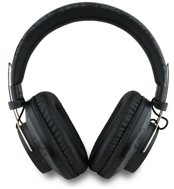 GUESS Metal 4G Logo On-Ear Hovedtelefoner Sort