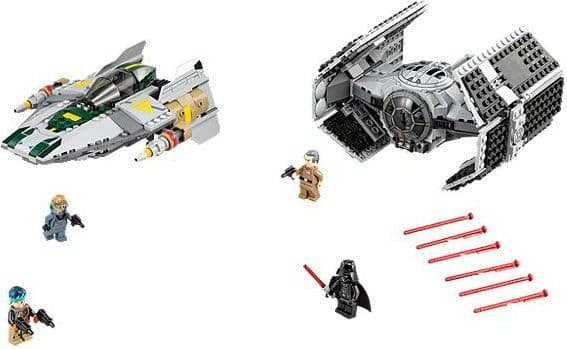 LEGO Star Wars TIE Advanced vs. A-Wing Starfighter (75150)