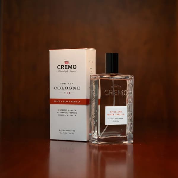 Cremo Spice & Black Vanilla Spray Cologne til mænd 100 ml