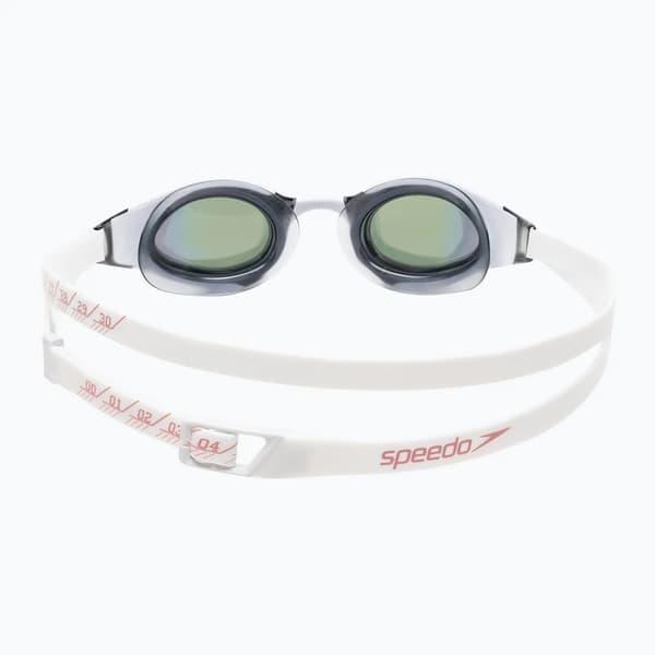 Speedo Fastskin Hyper Elite Mirror simglasögon vit/oxidgrå/roséguld