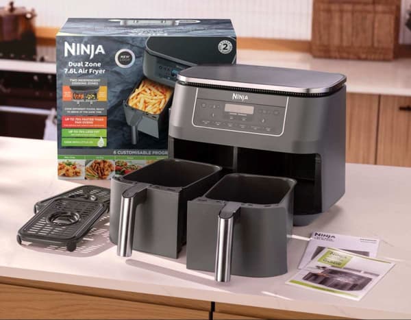 Airfryer NINJA Dual Zone DZ300EU 7,6 L Grå