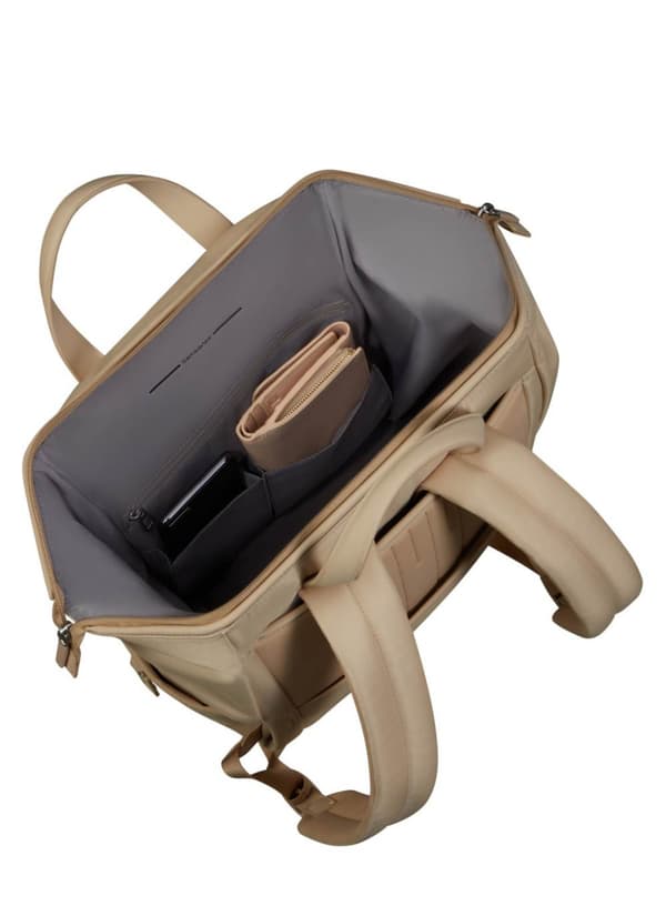 Samsonite 4Pack Squared 14,1\" dame rygsæk - sand