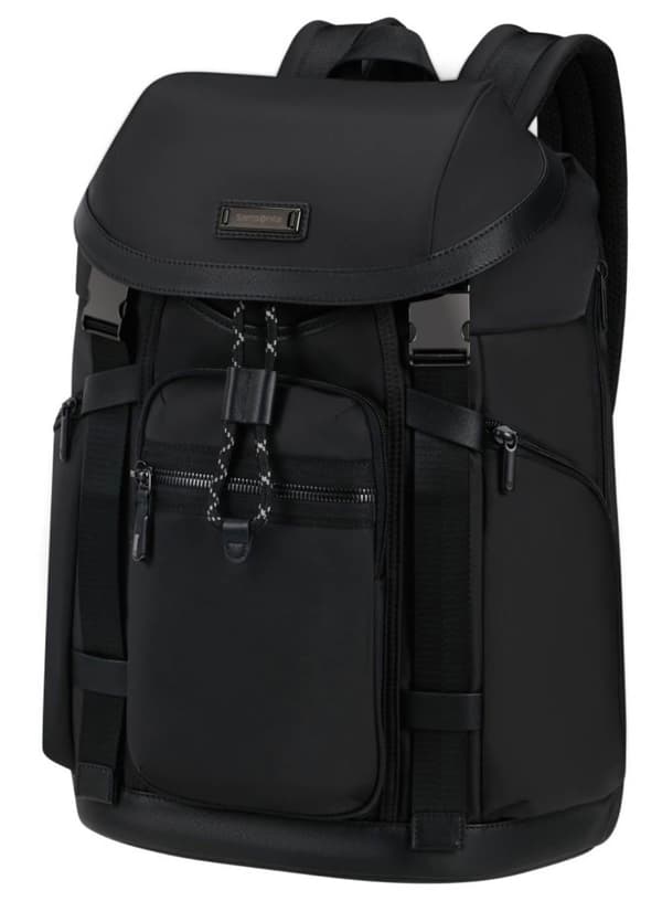Samsonite Relyon Backpack 15,6\" with flap - black