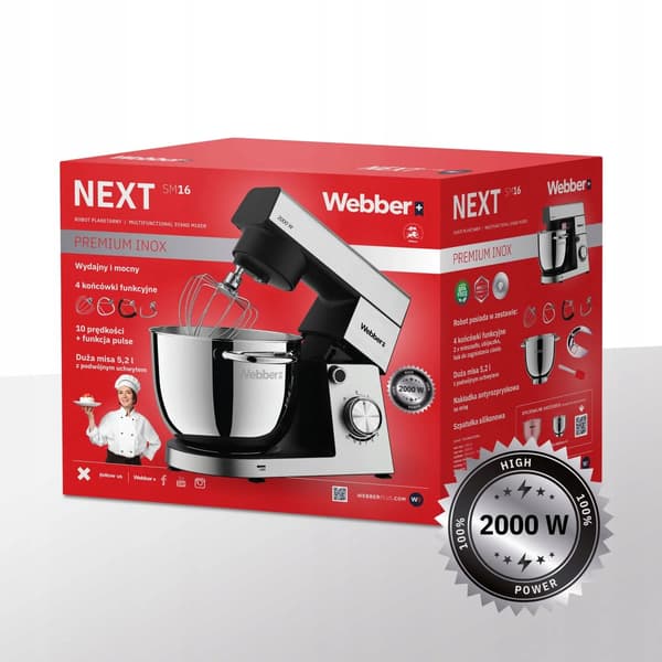 Webber SM16 1500W planetarisk røremaskine