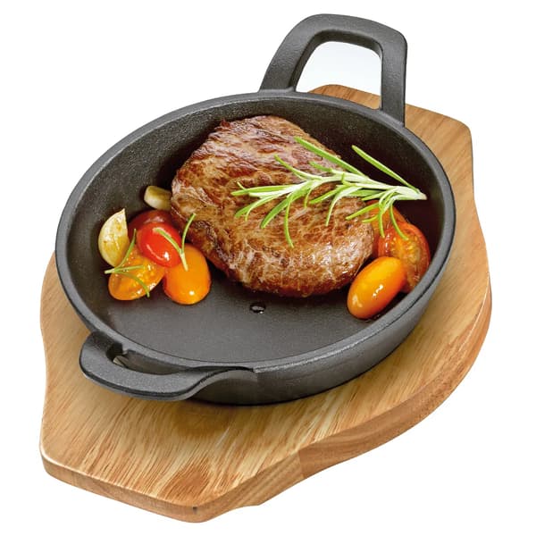 KUCHENPROFI Mini 24 × 18,5 cm - serveringspande med underlag