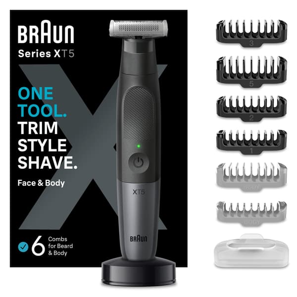 Braun Series X XT5300 grafitgrå rakapparat för män