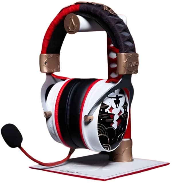 Lexip Assassin's Creed Shadows trådløst headset med mikrofon - Multiplatform Wireless Headset