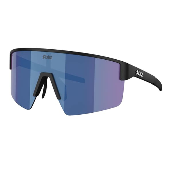 Bliz P004 matte black/grey blue mirror solbriller