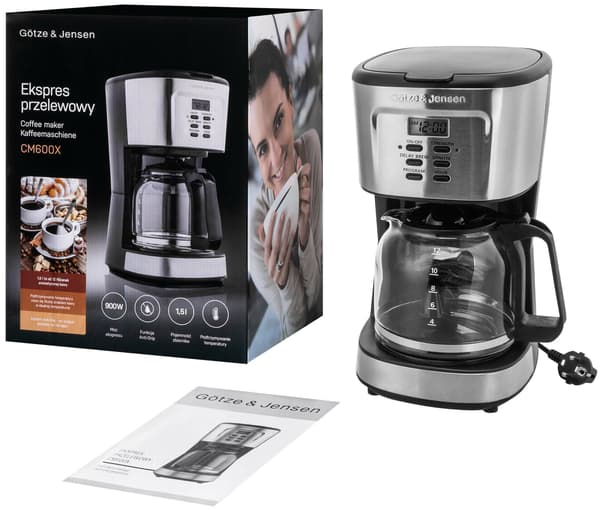 GÖTZE & JENSEN CM600X Kaffemaskine Sølv