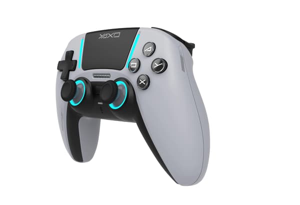 Yaxo Mantis Rage-kontroll för PS5, PC Stone Gray