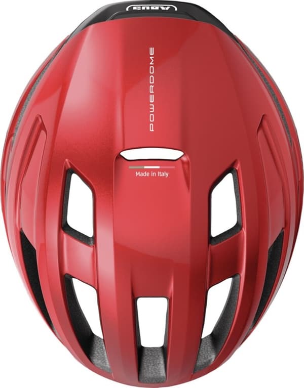 Abus PowerDome MIPS -pyöräilykypärä, hopea, väri: punainen, koko: S